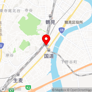 国道駅高架下第二の地図