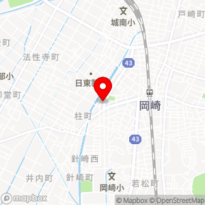 フィール 岡崎柱町店の地図