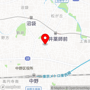 タマパーク 中野上高田駐車場の地図