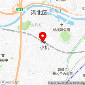 ファミリーマート 小机駅前店の地図