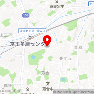極楽湯 多摩センター店の地図