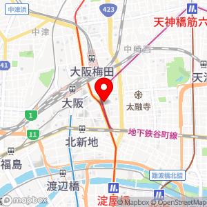 ファミリーマート 東梅田駅前店の地図