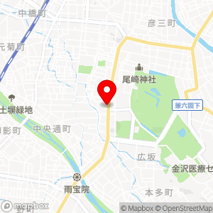 ローソン 金沢南町中央店の地図