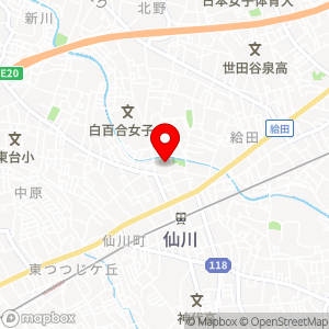 いなげや 調布仙川店の地図