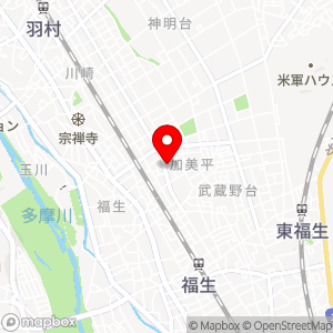 ファミリーマート 福生加美平店の地図