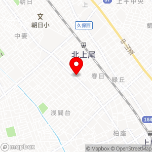 ファミリーマート なかむらや上尾店の地図
