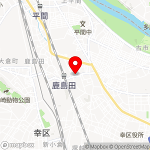 ローソンストア100 鹿島田駅前店の地図