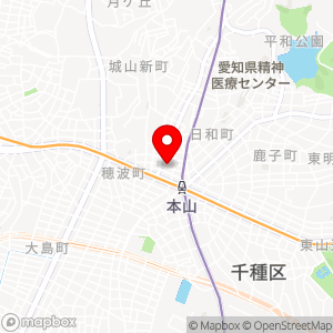 名鉄協商パーキング 本山第6の地図