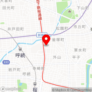 名鉄協商パーキング 駈上1丁目の地図