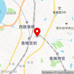 ザ・パーク 香椎1丁目の地図