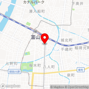 三井のリパーク 富山中央郵便局第2駐車場の地図