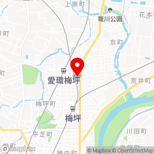 やまのぶ 梅坪店の地図
