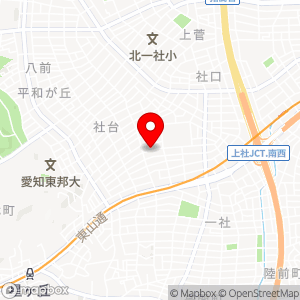 名鉄協商パーキング 高社2丁目の地図