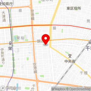 名鉄協商パーキング 新栄の地図