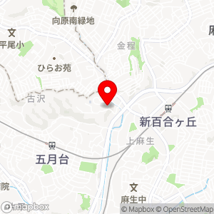 コインパーク 新百合ヶ丘総合病院の地図