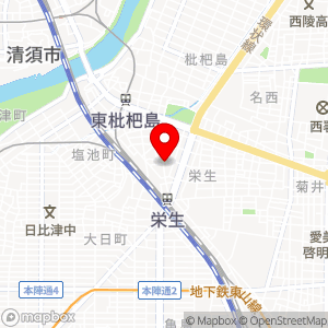 名鉄協商パーキング 栄生第4の地図