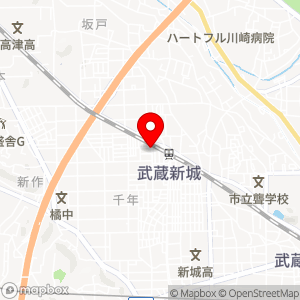 ナビパーク 武蔵新城第1の地図