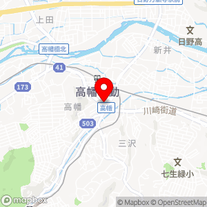 ファミリーマート 日野高幡店の地図