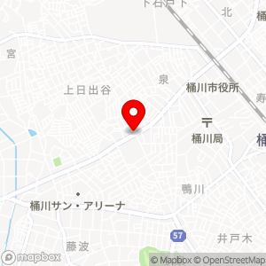 ファミリーマート 桶川下日出谷店の地図