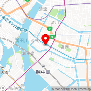 ファミリーマート 門前仲町一丁目店の地図