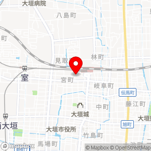 名鉄協商パーキング 大垣駅西の地図