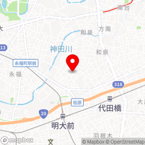 タイムパーキング 杉並和泉の地図