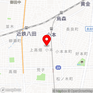 名鉄協商パーキング 上高畑1丁目の地図