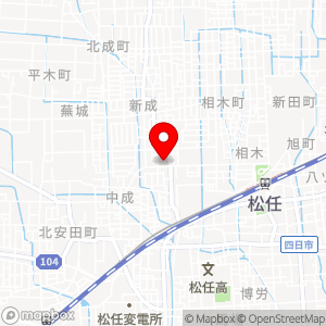 セブン-イレブン 白山中成2丁目店の地図