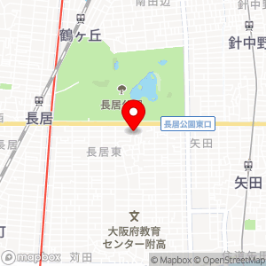 名鉄協商パーキング 長居公園南の地図