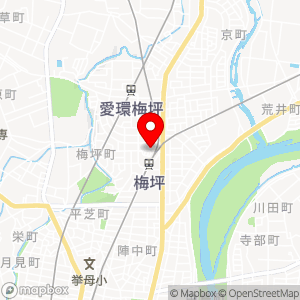 いずみパーキング 梅坪駅前の地図