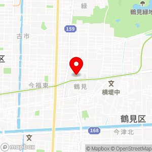 万代 鶴見店の地図