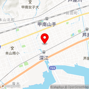 コープこうべ 深江の地図