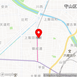 名鉄協商パーキング 上飯田南第2の地図