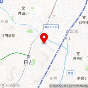 タイムパーキング 日吉の地図
