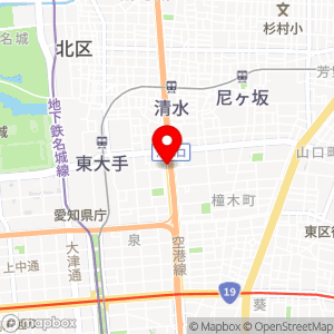 名鉄協商パーキング 白壁第3の地図