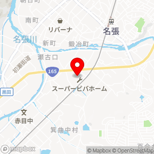 万代 名張店の地図