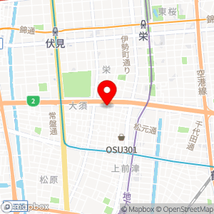 いずみパーキング ジリオンパーキング大須の地図