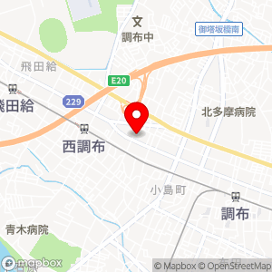 下石原１－３１－７西調布コーポ第４駐車場の地図