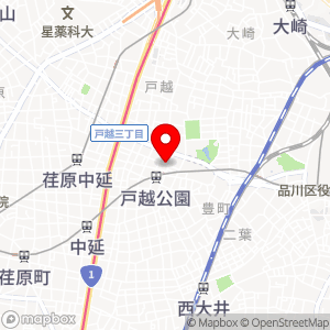 マンスリー戸越第２駐車場の地図