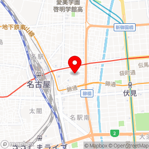 名鉄協商パーキング 名駅4丁目の地図