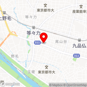 タイムパーキング 等々力第2の地図