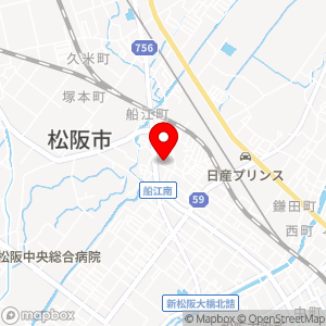 ファミリーマート 松阪かわいまち店の地図