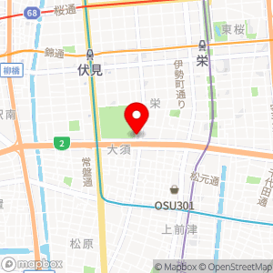 三井のリパーク 栄第11の地図