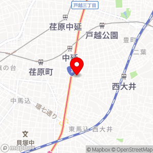 ローソンストア100 品川二葉四丁目店の地図