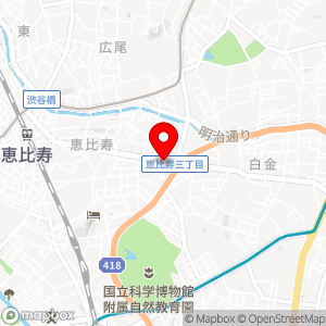 クレアスパーク コンシェリア恵比寿の地図