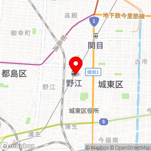 ローソン 京阪野江駅前店の地図