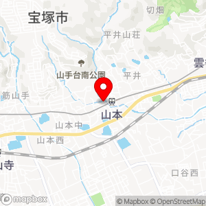 タイムズ 宝塚山本東の地図