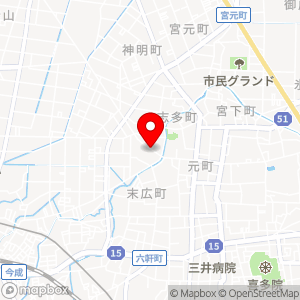 タイムズ 川越石原町1丁目の地図