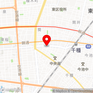ローソンストア100 中区新栄町店の地図