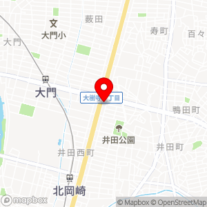 ローソン 岡崎鴨田南町店の地図